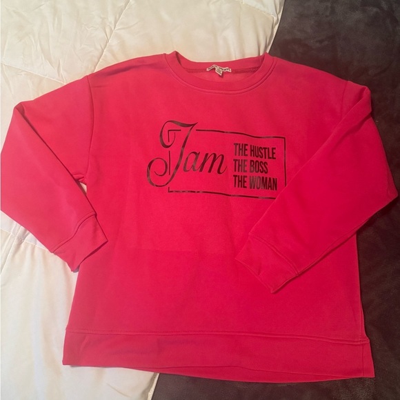 Pink Graphic Sweatshirt - Picture 1 of 3